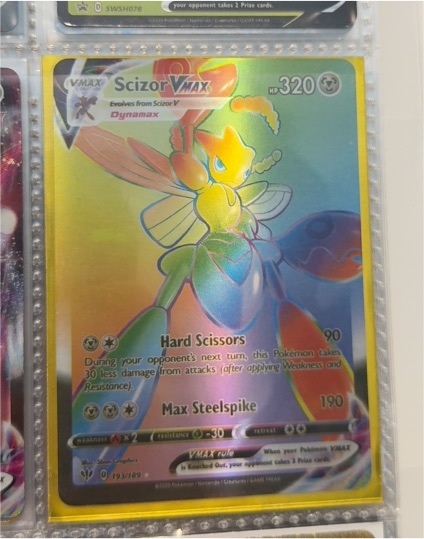 2020 Pokémon Darkness Ablaze #193/189 Scizor VMAX — front