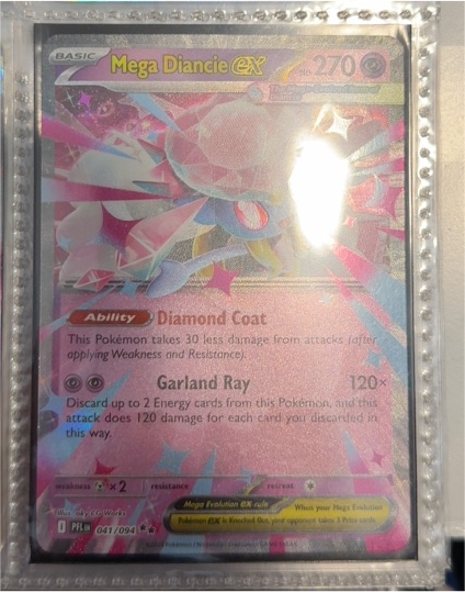 Mega Diancie EX 041/094 Me02: Phantasmal Flames — front