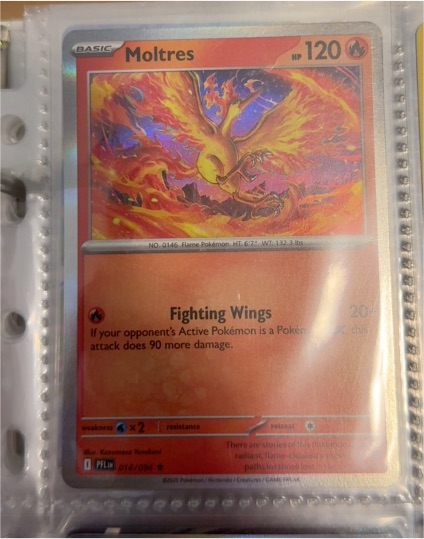 2025 Pokémon TCG #014 Moltres — front