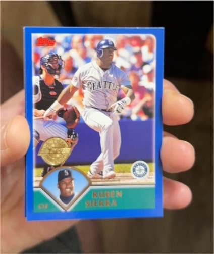2003 Topps #185 Ruben Sierra — front