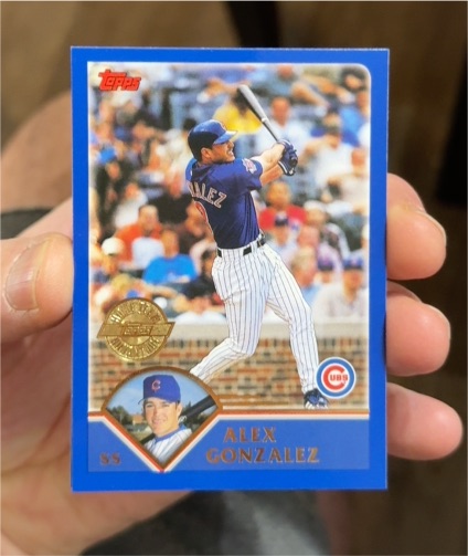 2003 Topps #266 Alex Gonzalez Chicago Cubs — front