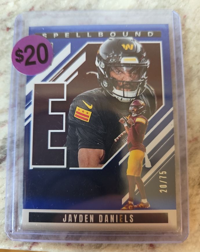 2025 Donruss Elite Spellbound #E Jayden Daniels — front
