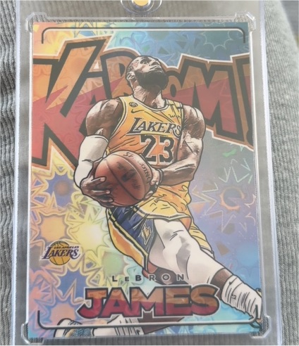 2023-24 Panini Crown Royale #2 LeBron James Kaboom — front