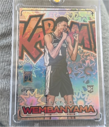 2023-24 Panini Crown Royale Kaboom! #11 Victor Wembanyama — front