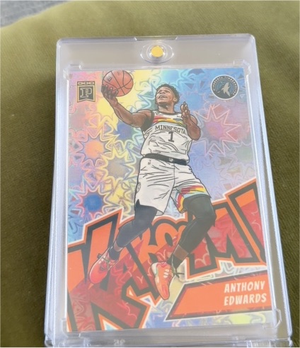 2022-23 Panini Mosaic Elevate #5 Anthony Edwards — front