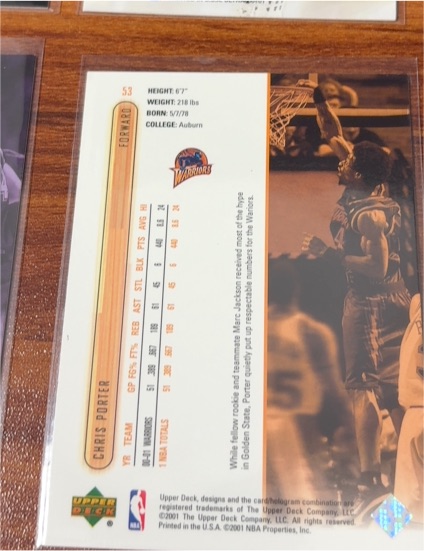 2000-01 Upper Deck Encore #53 Chris Porter — front