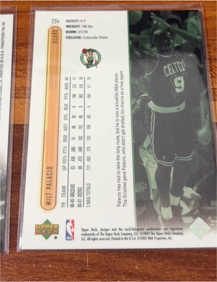2001-02 Upper Deck #234 Vítor Faverani — front