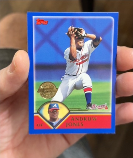 2003 Topps #13 Andruw Jones — front