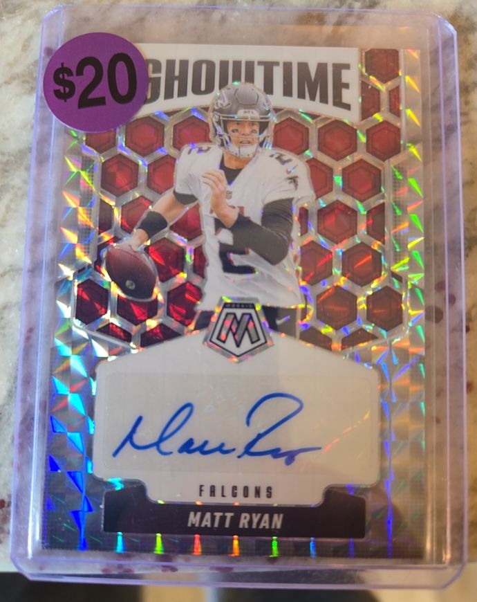 2025 Panini Mosaic Showtime Signatures #SOS-MAT Matt Ryan — front