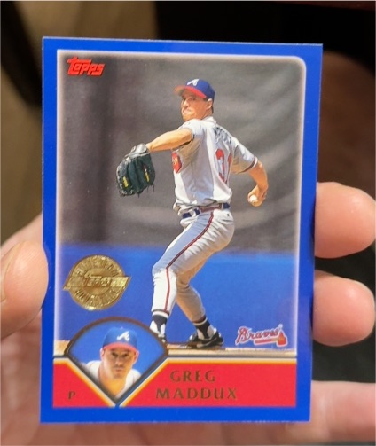 2003 Topps #105 Greg Maddux — front