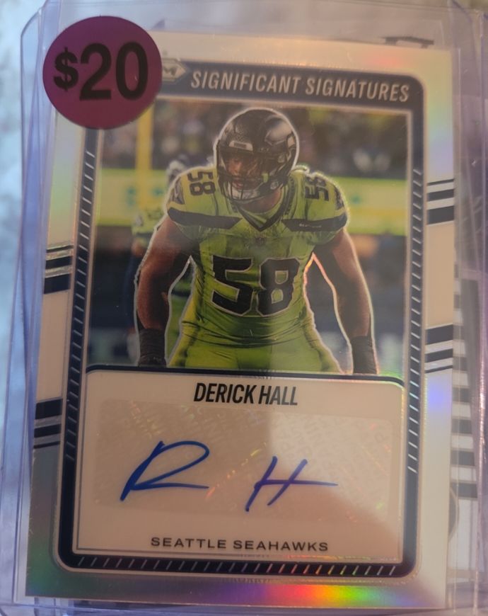 2025 Panini Prizm Significant Signatures #SSI-DHL Derick Hall — front