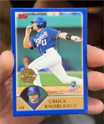 2003 Topps #235 Chuck Knoblauch — front