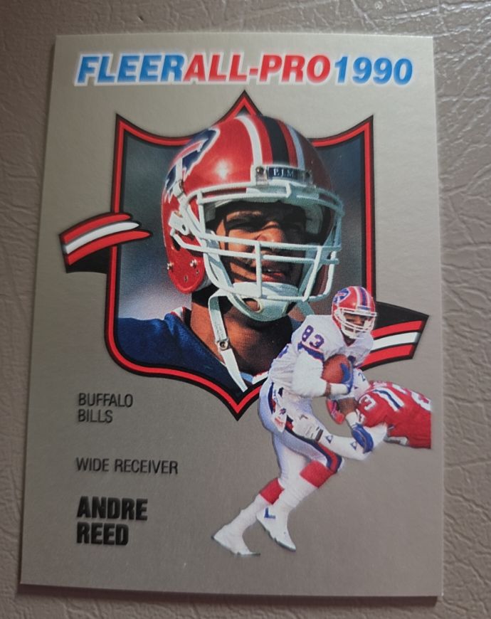 1990 Fleer All-Pro #24 Andre Reed — front