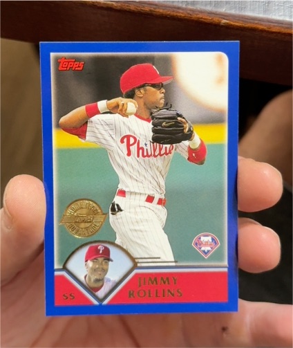 2003 Topps #3 Jimmy Rollins — front