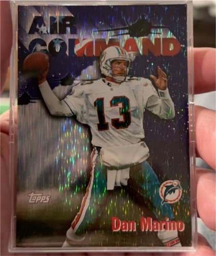 1997 Topps Career Best Air Command #1 Dan Marino — front