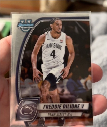 2024-25 Bowman Chrome University #96 Freddie Dilione V — front
