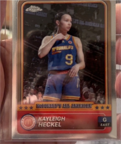 2024 Topps Chrome McDonald's All American #4 Kayleigh Heckel — front
