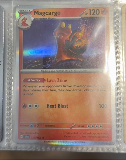 2024 Pokemon Scarlet & Violet: Temporal Forces #029 Magcargo — front
