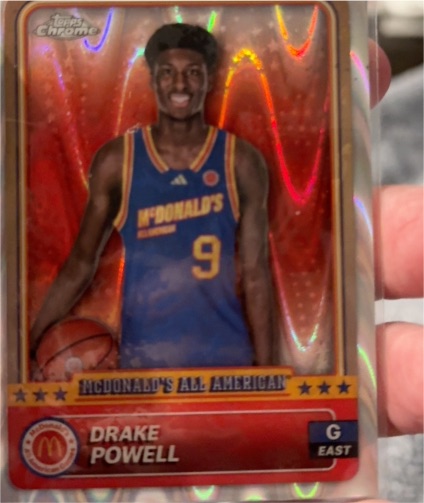 2024 Topps Chrome McDonald's All American #81 Drake Powell — front