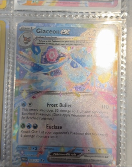 2014 Pokémon TCG Prismatic Evolutions #026 Glaceon ex — front