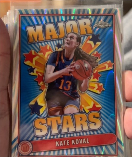 2024 Topps Chrome McDonald's Major Stars #SES-KAK Kate Koval — front