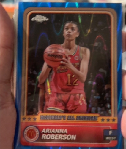 2024 Topps Chrome McDonald's All-American #22 Arianna Roberson — front