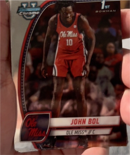 2024-25 Bowman Chrome University #31 John Bol — front