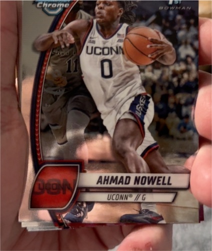 2024-25 Bowman Chrome University #2 Ahmad Nowell — front