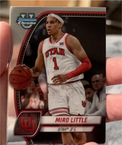 2024-25 Bowman Chrome University #79 Miro Little — front