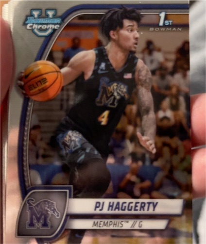 2024 Bowman Chrome University #59 PJ Haggerty — front