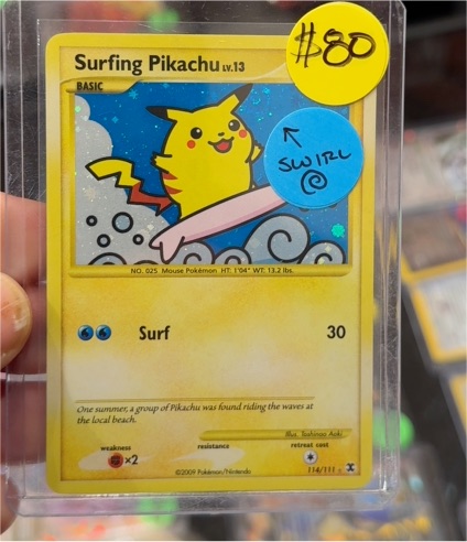 2016 Pokémon XY Evolutions #111 Surfing Pikachu — front
