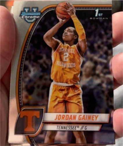 2024-25 Bowman University Chrome #33 Jordan Gainey — front
