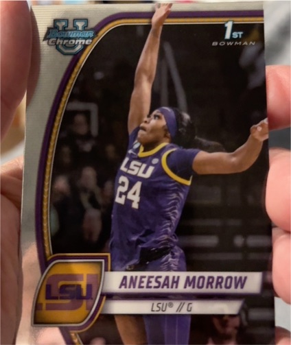 2024-25 Bowman Chrome University #6 Aneesah Morrow — front