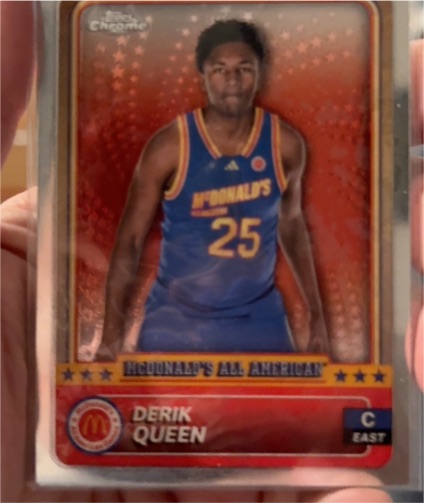 2024 Topps Chrome McDonald's All American #82 Derik Queen — front
