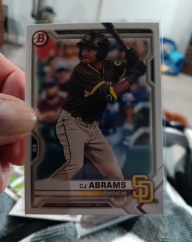 2021 Bowman Prospects #BP-14 CJ Abrams — front