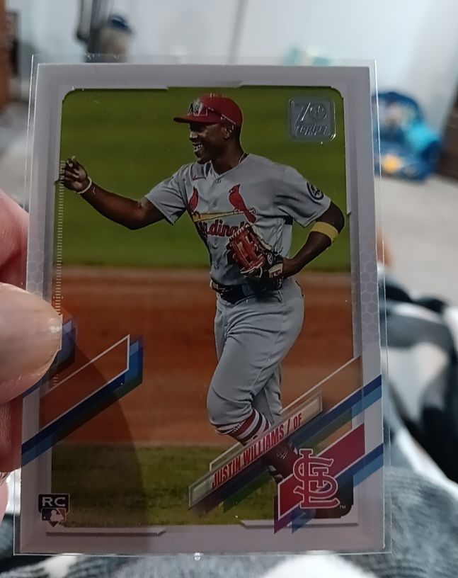 2021 Topps Update #US68 Justin Williams — front