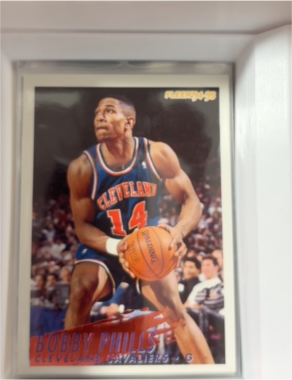 1994-95 Fleer #43 Bobby Phills Cleveland Cavaliers — front