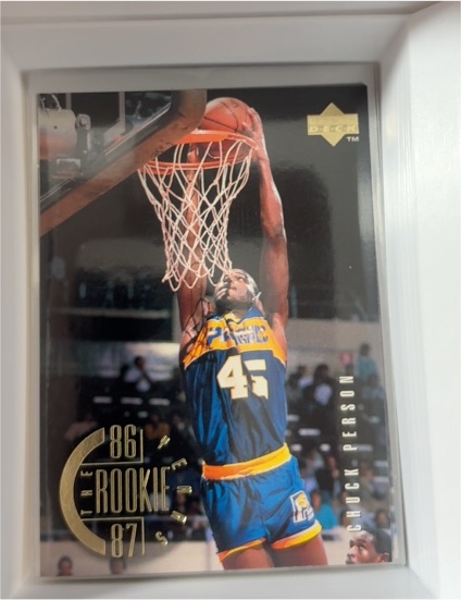 1995-96 Upper Deck #144 Chuck Person Indiana Pacers — front