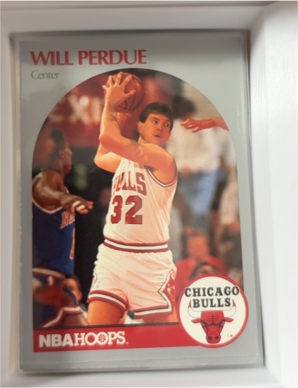 1990-91 NBA Hoops #68 Will Perdue — front
