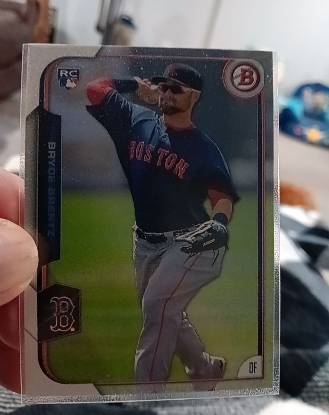 2015 Bowman #126 Bryce Brentz RC Boston Red Sox — front