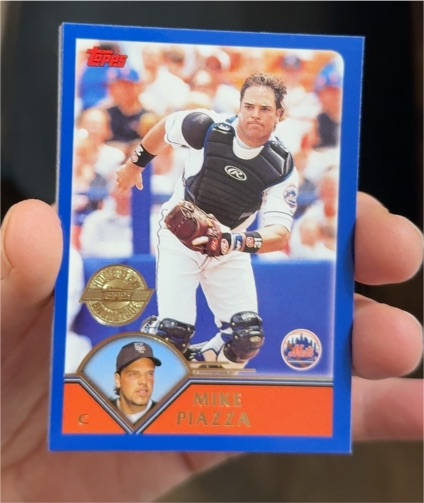 2003 Topps #500 Mike Piazza — front