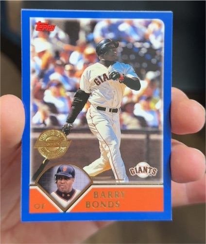 2003 Topps #396 Barry Bonds — front