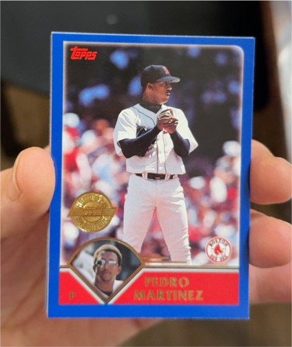 2003 Topps #450 Pedro Martinez — front