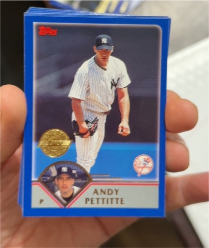 2003 Topps #497 Andy Pettitte — front