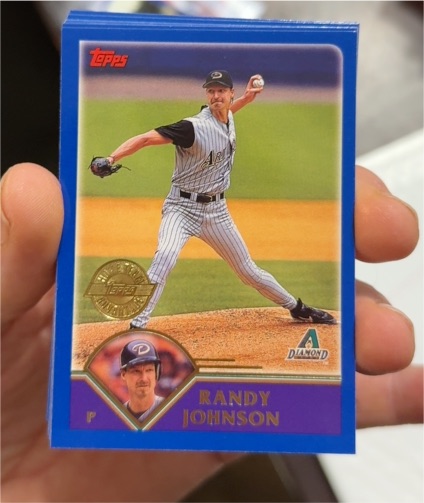 2003 Topps #380 Randy Johnson — front