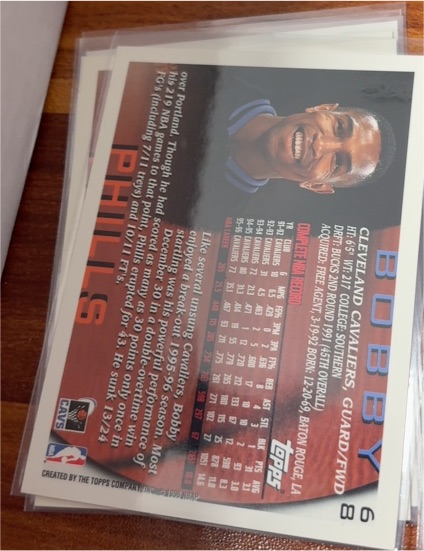 1993 Topps #6 Bobby Phills — front