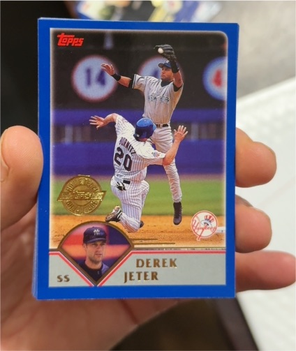 2003 Topps #400 Derek Jeter — front