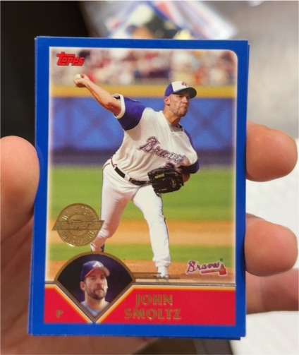 2003 Topps #556 John Smoltz — front