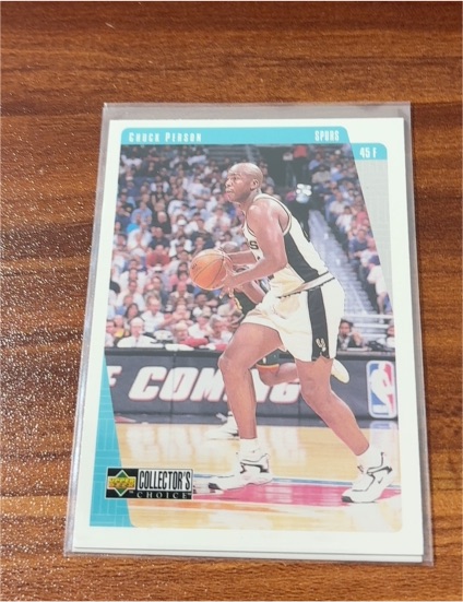 1997-98 Collector's Choice #327 Chuck Person San Antonio Spurs — front