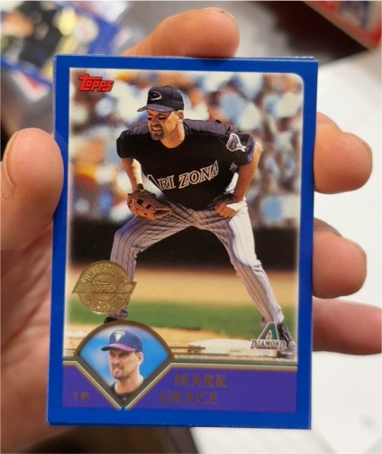 2003 Topps #581 Mark Grace Arizona Diamondbacks — front